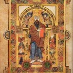 The Book of Kells - Illustrated page from Book of Kells.