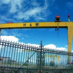 Harland and Wolff Shipyard - Samson and Goliath gantry cranes County Down Belfast 