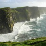 County Claire :: Cliffs of Moher - The cliffs rise to a height of 700 feet above the Atlantic Ocean